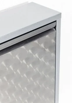 KARE Design Kenkäkaapit*Caruso 3 Kenkäkaappi, Harjattu Metalli (MO)