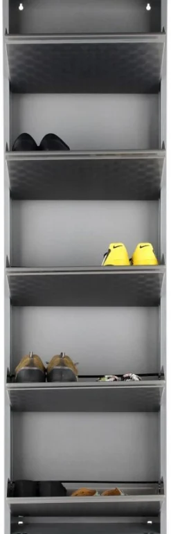 KARE Design Kenkäkaapit*Caruso 5 Kenkäkaappi, Harjattu Metalli (MO)