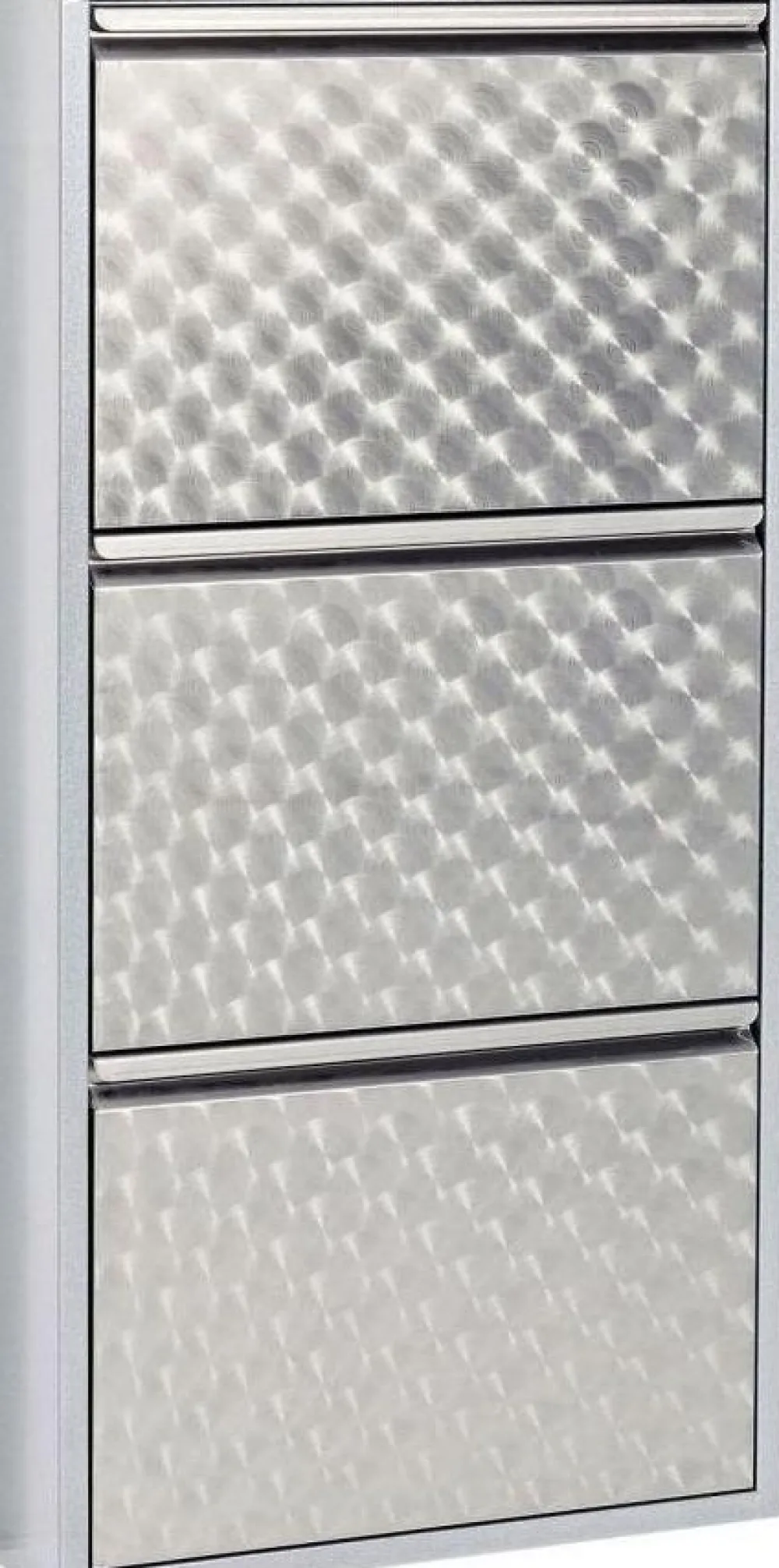 KARE Design Kenkäkaapit*Caruso 3 Kenkäkaappi, Harjattu Hopea