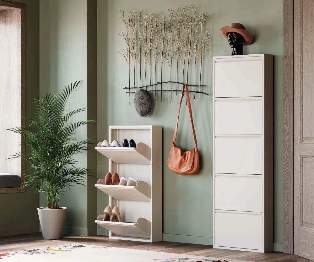 KARE Design Kenkäkaapit*Caruso 5 Kenkäkaappi, Kermanvärinen (MO)