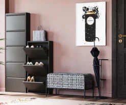 KARE Design Kenkäkaapit*Caruso 3 Kenkäkaappi, Musta (MO)