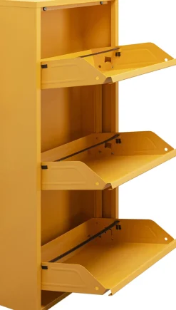 KARE Design Kenkäkaapit*Caruso Kenkäkaappi Keltainen 3 Lokeroa