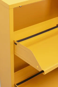 KARE Design Kenkäkaapit*Caruso Kenkäkaappi Keltainen 3 Lokeroa