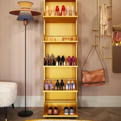 KARE Design Kenkäkaapit*Caruso Kenkäkaappi Keltainen 5 Lokeroa