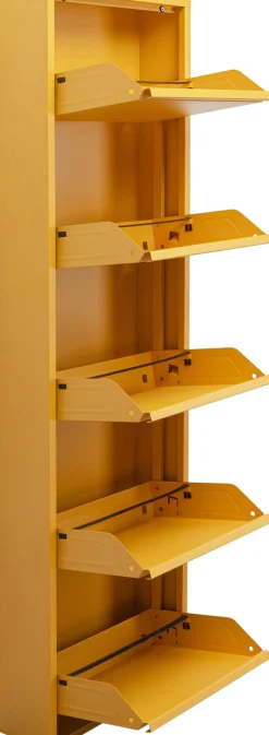 KARE Design Kenkäkaapit*Caruso Kenkäkaappi Keltainen 5 Lokeroa