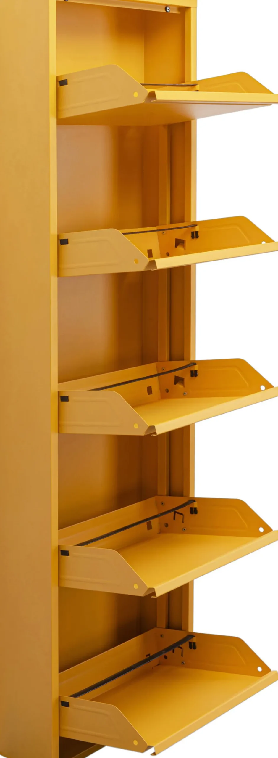 KARE Design Kenkäkaapit*Caruso Kenkäkaappi Keltainen 5 Lokeroa