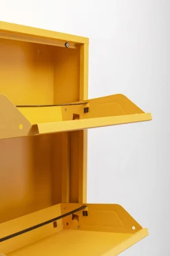 KARE Design Kenkäkaapit*Caruso Kenkäkaappi Keltainen 5 Lokeroa