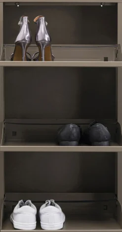 KARE Design Kenkäkaapit*Caruso Kenkäkaappi Taupe 3 Lokeroa