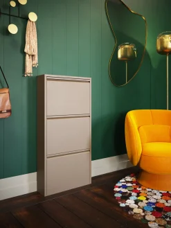 KARE Design Kenkäkaapit*Caruso Kenkäkaappi Taupe 3 Lokeroa