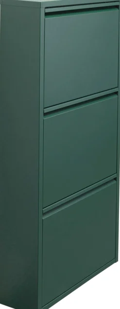 KARE Design Kenkäkaapit*Caruso Kenkäkaappi Vihreä 3 Lokeroa