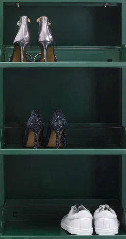 KARE Design Kenkäkaapit*Caruso Kenkäkaappi Vihreä 3 Lokeroa