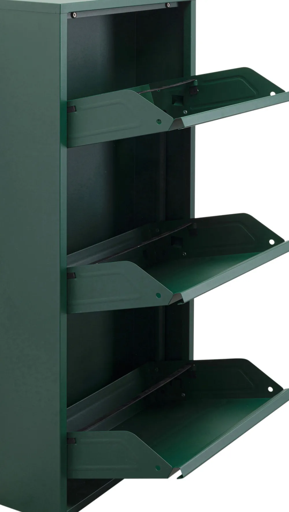 KARE Design Kenkäkaapit*Caruso Kenkäkaappi Vihreä 3 Lokeroa