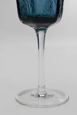 KARE Design Viinilasit|Lasit*Cascata Blue Valkoviinilasi Sininen