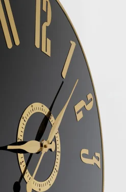 KARE Design Kellot*Casino Seinäkello, Musta Ø76cm