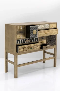 KARE Design Senkit|Olohuone*Chalet Korkea Lipasto - Kulta 13 Laatikkoa