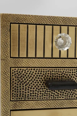 KARE Design Senkit|Olohuone*Chalet Korkea Lipasto - Kulta 13 Laatikkoa