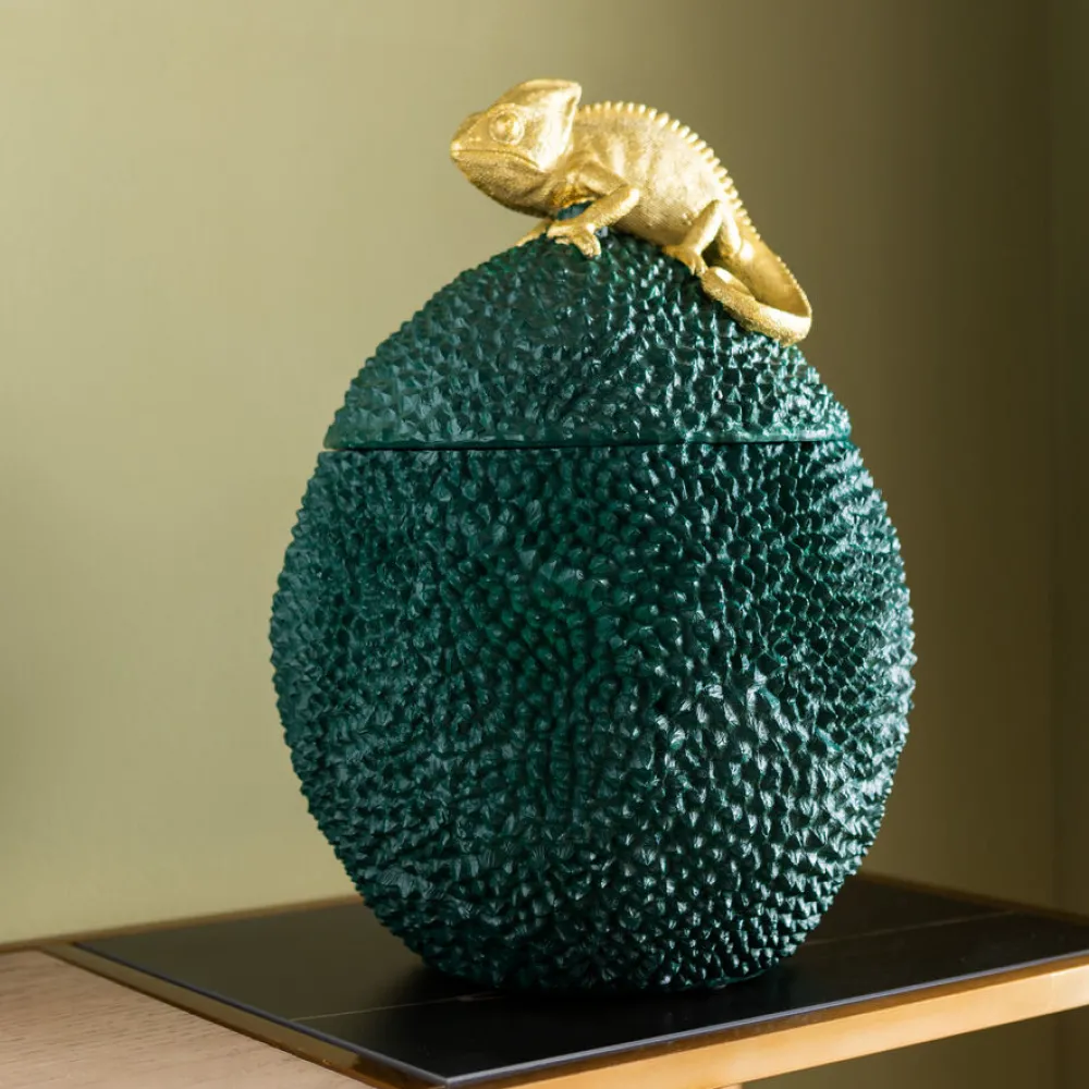 KARE Design Purkit*Chameleon Deco Koristerasia, Purkki 34cm