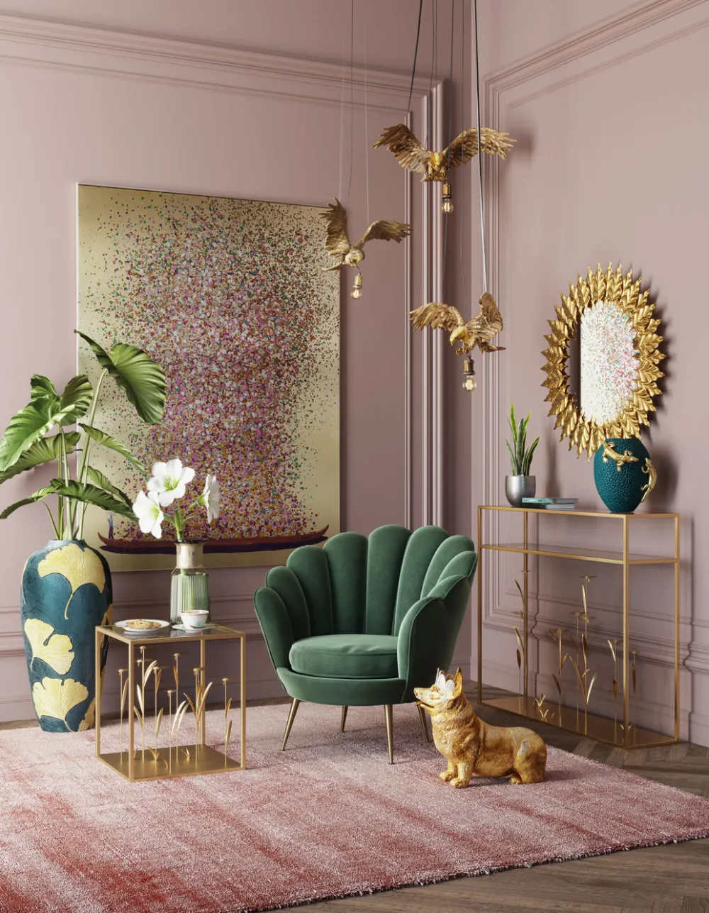 KARE Design Maljakot*Chameleon Jack Fruit Maljakko 39cm