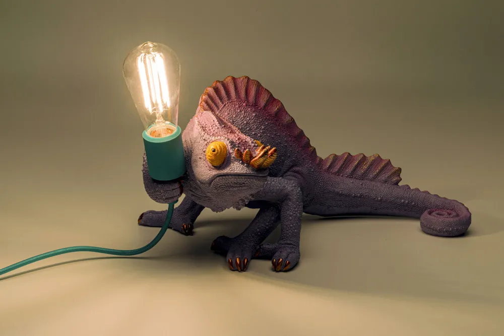 KARE Design Pöytävalaisimet*Chameleon Kameleontti Pöytävalaisin 44cm