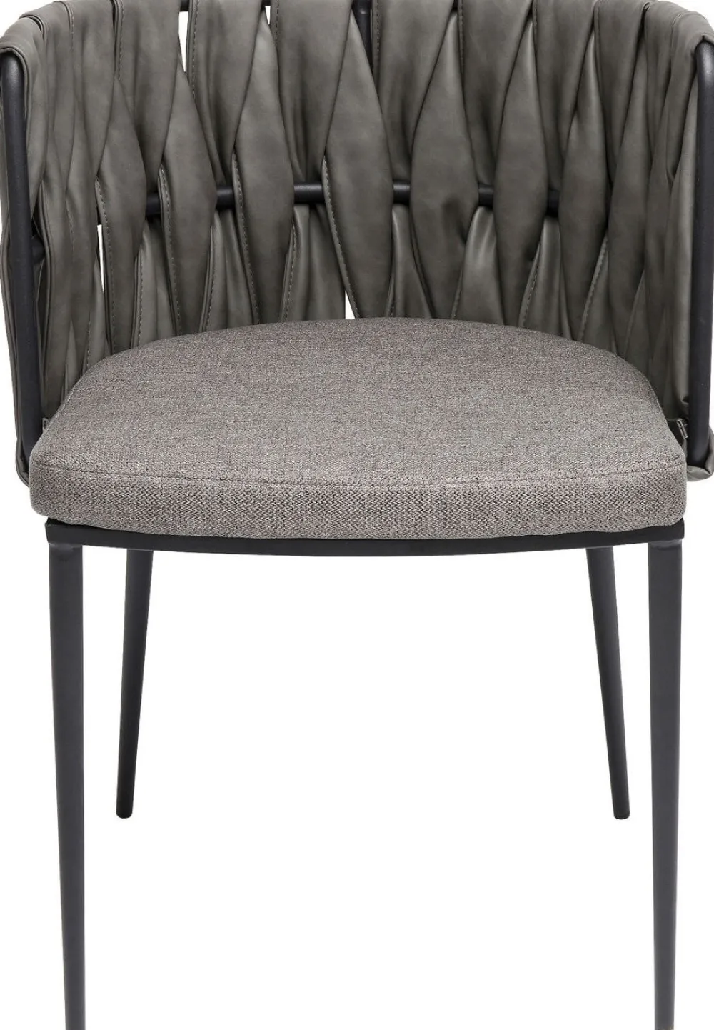 KARE Design Tuolit*Cheerio Tuoli Käsinojilla, Harmaa (sis. Tyynyn)