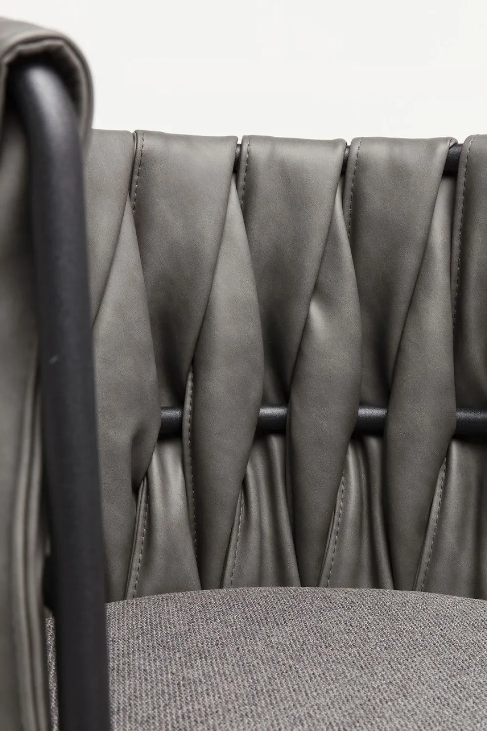 KARE Design Tuolit*Cheerio Tuoli Käsinojilla, Harmaa (sis. Tyynyn)