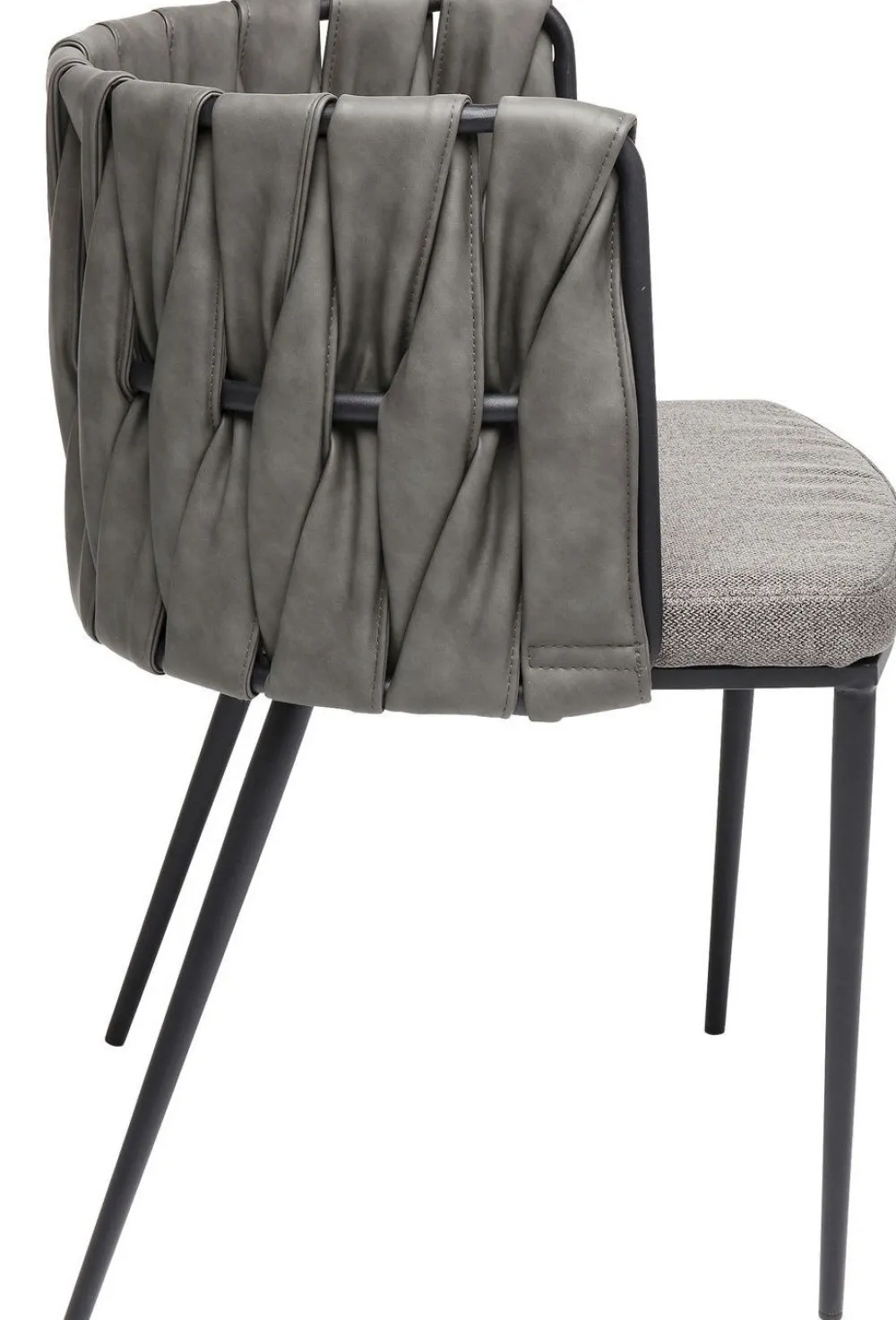 KARE Design Tuolit*Cheerio Tuoli Käsinojilla, Harmaa (sis. Tyynyn)