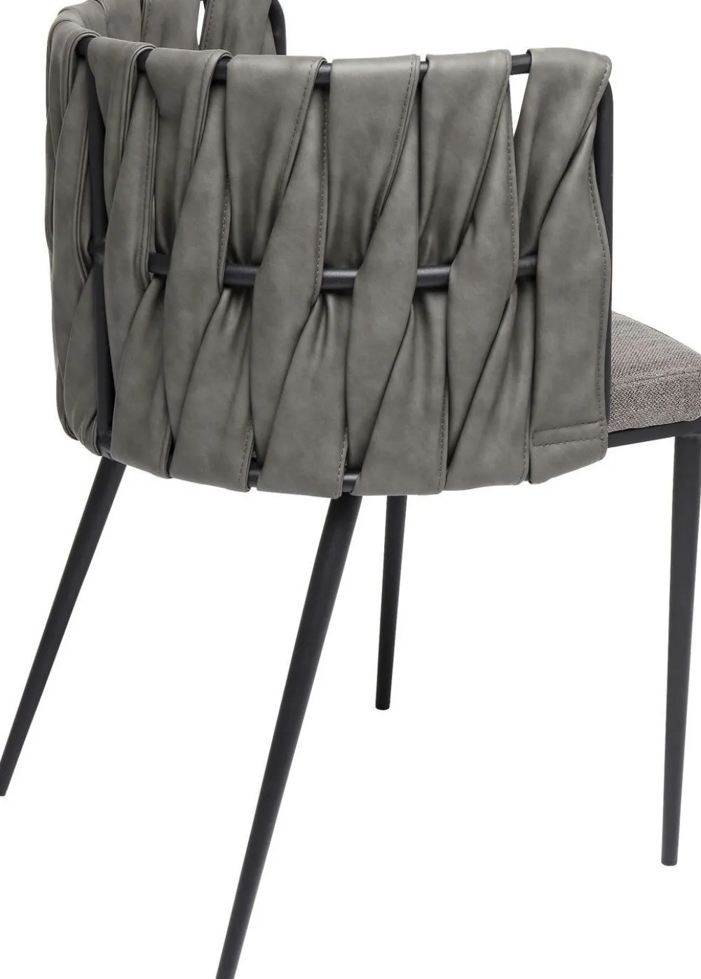 KARE Design Tuolit*Cheerio Tuoli Käsinojilla, Harmaa (sis. Tyynyn)