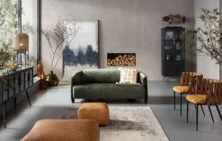 KARE Design Tuolit*Cheerio Tuoli Käsinojilla, Keltainen (sis. Tyynyn)