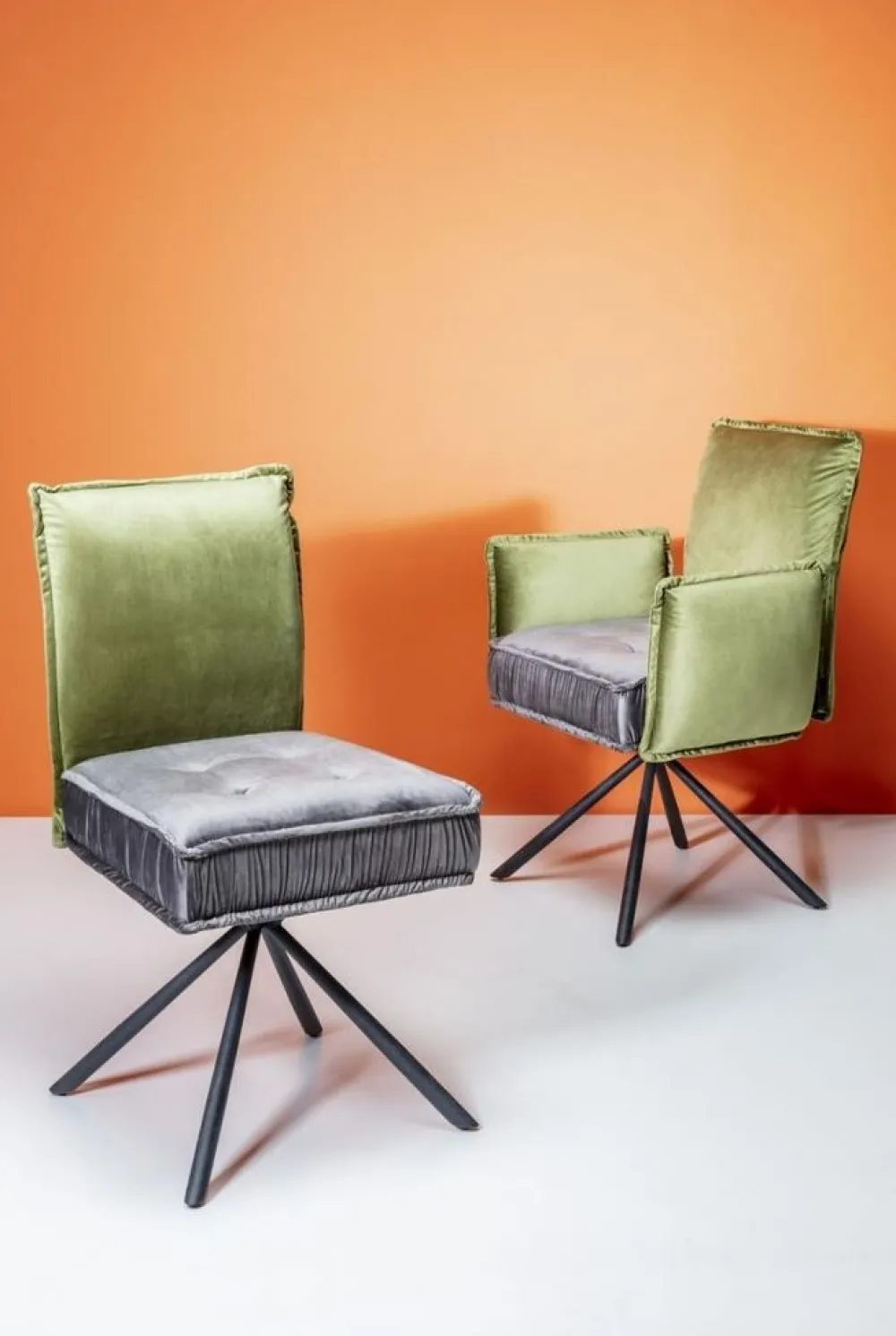 KARE Design Tuolit*Chelsea Tuoli Käsinojilla, Vihreä