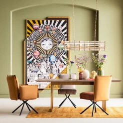 KARE Design Tuolit*Chelsea Tuoli Käsinojilla, Ruskea