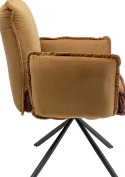 KARE Design Tuolit*Chelsea Tuoli Käsinojilla, Ruskea