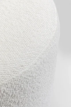 KARE Design Rahit Ja Jakkarat*Cherry Boucle Rahi, Jakkara - Kermanvärinen, Savunharmaa Ø35cm