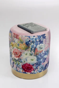 KARE Design Rahit Ja Jakkarat*Cherry Flower Kukat Roosa Jakkara, Palli, Messinki Ø32cm