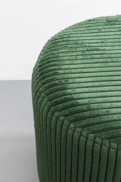 KARE Design Rahit Ja Jakkarat*Cherry Jakkara, Palli Samettia, Tummanvihreä/messinki Ø35cm