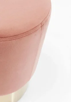 KARE Design Rahit Ja Jakkarat*Cherry Jakkara, Rahi, Mauve/messinki Ø35cm