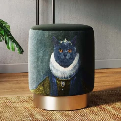 KARE Design Rahit Ja Jakkarat*Cherry Mr. Cat Rahi, Jakkara, Messinki Ø32cm