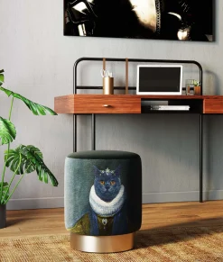 KARE Design Rahit Ja Jakkarat*Cherry Mr. Cat Rahi, Jakkara, Messinki Ø32cm