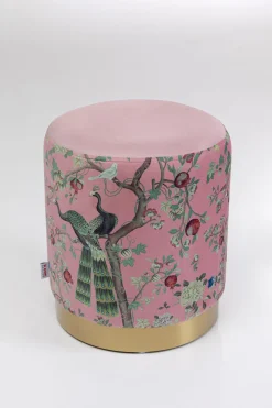 KARE Design Rahit Ja Jakkarat*Cherry Peacock Riikinkukko Jakkara, Palli, Messinki Ø32cm