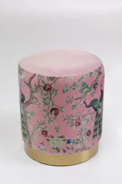 KARE Design Rahit Ja Jakkarat*Cherry Peacock Riikinkukko Jakkara, Palli, Messinki Ø32cm