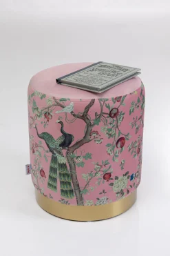 KARE Design Rahit Ja Jakkarat*Cherry Peacock Riikinkukko Jakkara, Palli, Messinki Ø32cm