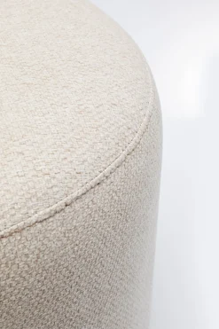 KARE Design Rahit Ja Jakkarat*Cherry Rahi, Jakkara - Kermanvärinen, Musta Ø36cm