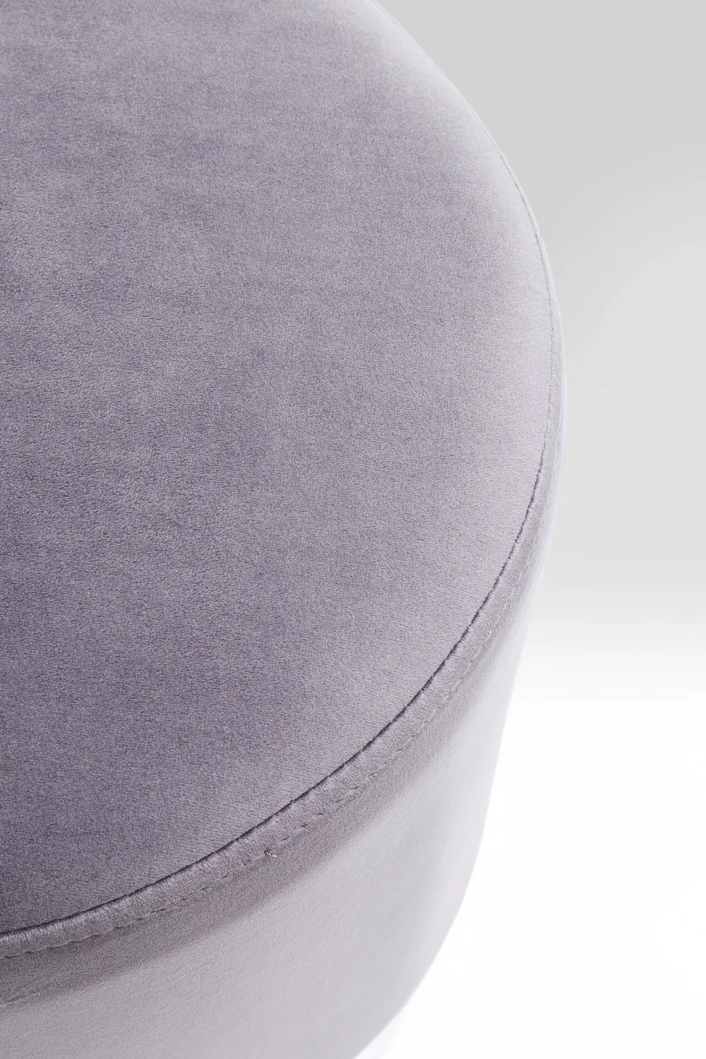 KARE Design Rahit Ja Jakkarat*Cherry Rahi, Jakkara, Vaaleanharmaa/hopea Ø35cm