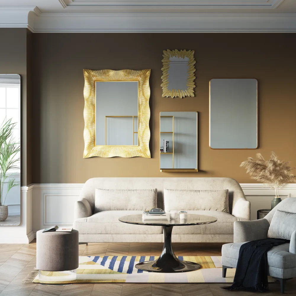 KARE Design Rahit Ja Jakkarat*Cherry Rahi, Jakkara, Vaaleanharmaa/hopea Ø35cm