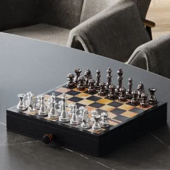 KARE Design Jalalliset Koriste-Esineet*Chess Antique Deco Shakki, Koriste-esine 36x33cm