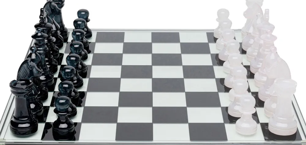 KARE Design Jalalliset Koriste-Esineet*Chess Transparent Koriste-esine, Läpinäkyvä 60x60cm