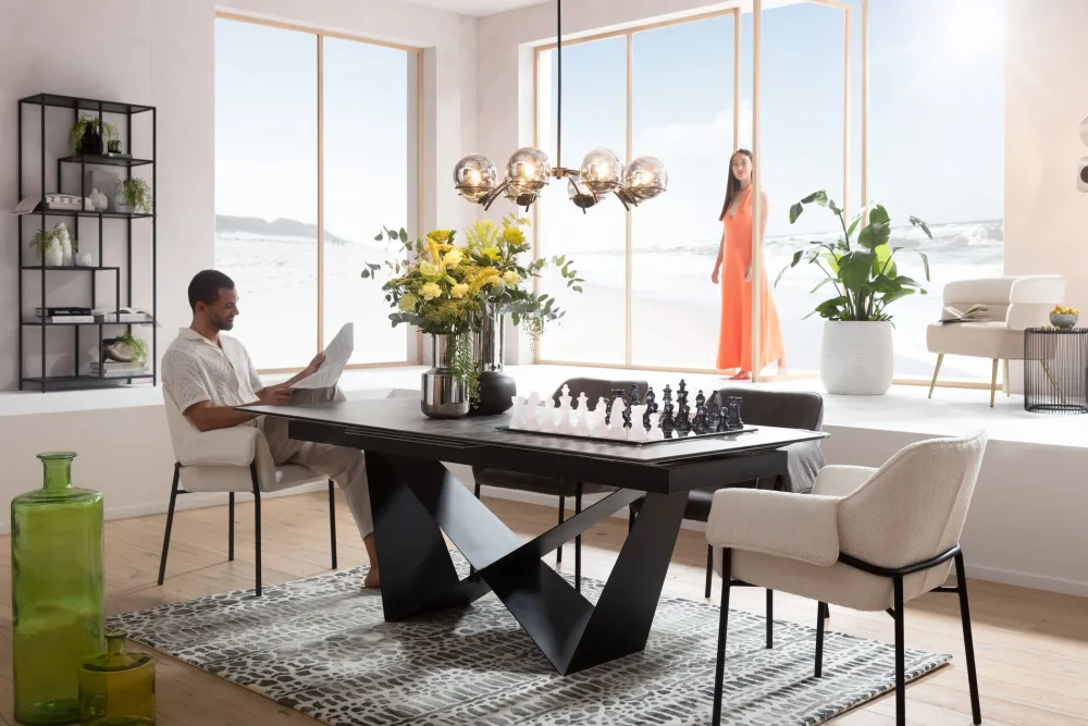 KARE Design Jalalliset Koriste-Esineet*Chess Transparent Koriste-esine, Läpinäkyvä 60x60cm