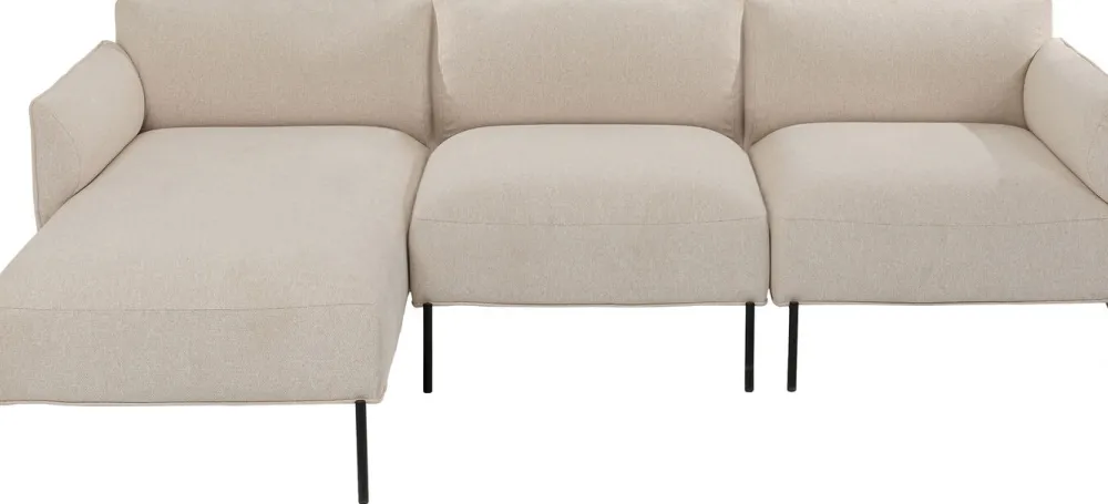 KARE Design Moduulisohvat*Chiara Pieni Kulmamoduuli, Oikea, Kermanvärinen 76cm