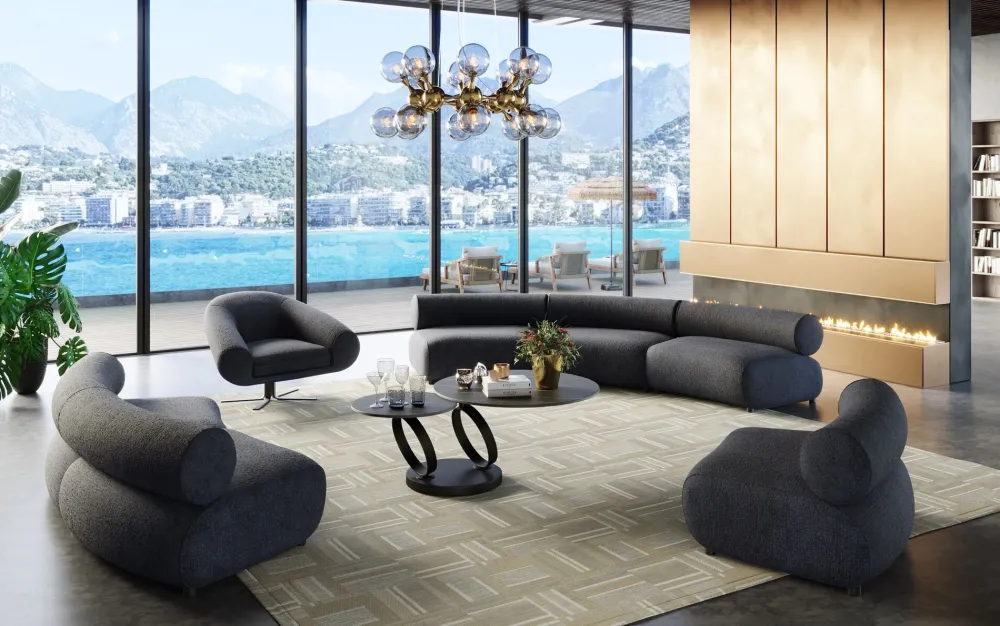 KARE Design Nojatuolit*Ciao Midnight Kääntyvä Nojatuoli