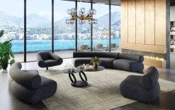 KARE Design Moduulisohvat*Ciao Midnight Sohvaelementti, Moduuli 145cm