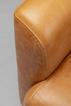 KARE Design Nojatuolit*Cigar Lounge Nojatuoli Nahkaa, Vaalean Ruskea